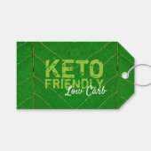 Keto Friendly Low Carb Cadeaulabel (Voorkant (Horizontaal))