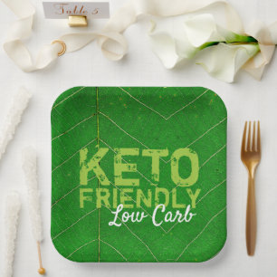 Keto Friendly Low Carb Papieren Bordje