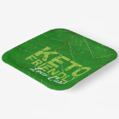 Keto Friendly Low Carb Papieren Bordje (Gebogen)