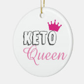 Keto Queen Keramisch Ornament (Links)