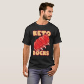 Keto Rocks Grilled Spare Ribs T-shirt (Voorkant volledig)