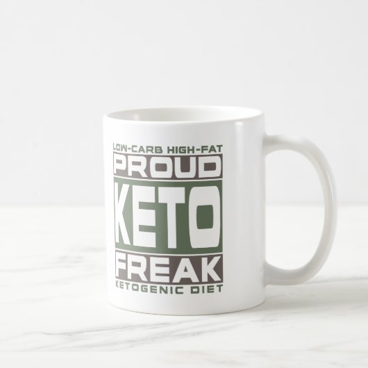 KETOGENE DIET: Proud Keto Freak! Ga naar Ketosis Koffiemok (Rechts)