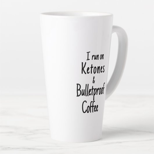 Ketones & Bulletproof Coffee tasse double face (Angle droit)