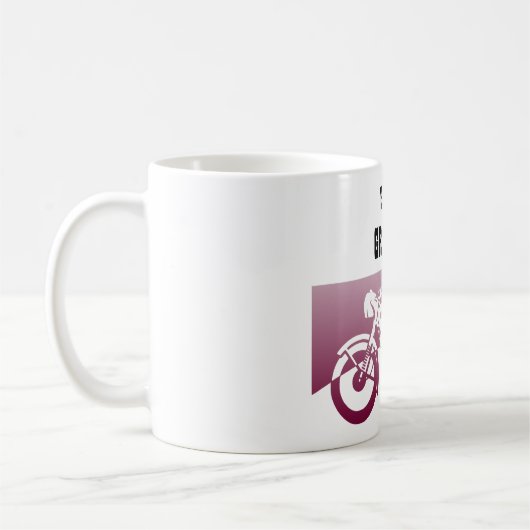 KETTEROUW OPAP - Opa Biker Motorfietsen Cadeau Koffiemok (Links)