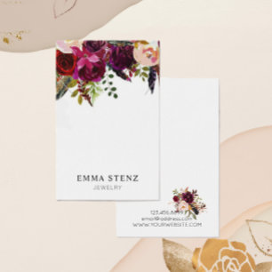 Ketting Display Kaart · Bold Boho Floral