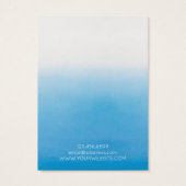 Ketting Display Kaart · Pastel blauw Ombre (Achterkant)