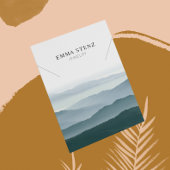 Ketting Display Kaart · Pastel Mountain Range