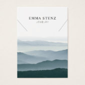 Ketting Display Kaart · Pastel Mountain Range (Voorkant)