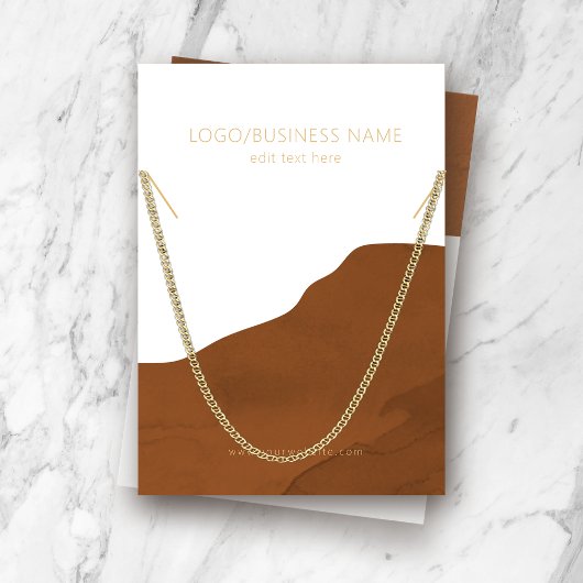 Ketting juwelier Display Kaart