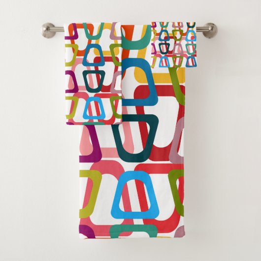 Ketting, ketting, ketting bad handdoek (Insitu)