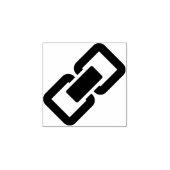 Ketting link silhouet art stempel (Afrduk)