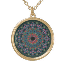 Ketting Maart Birthstone Bloodstone Mandala