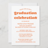 KETTING MODERN RETRO AFSOLVENT | AFSTUDEERUITNODIG KAART (Achterkant)