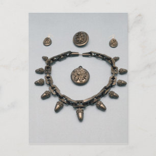 Ketting, oorringen, broche en aanverwante producte briefkaart