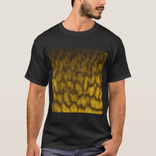 Ketting snoek huid (natuurlijk) vissenschubbenpatr t-shirt