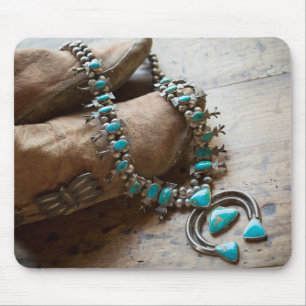 Ketting te koop, Santa Fe, New Mexico. USA Muismat