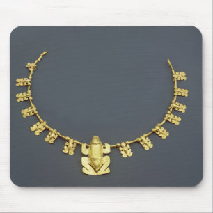 Ketting van Quimbaya met kikkers uit Colombia Muismat