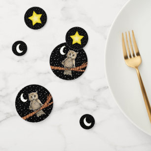 Ketting voor het trekken van kippen op Black Star Confetti