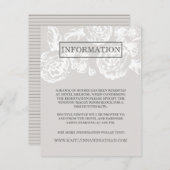 kettingbotanisch | Grijze informatiekaart Informatiekaartje (Voorkant / Achterkant)