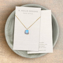 Kettingen displayhouder, wit linnen (afbeelding)