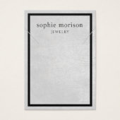 Kettingen sieraden display Kaart · chique leer (Voorkant)