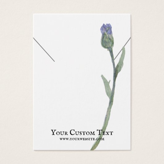 Kettingen sieraden display Kaart · pastelbloem (Voorkant)