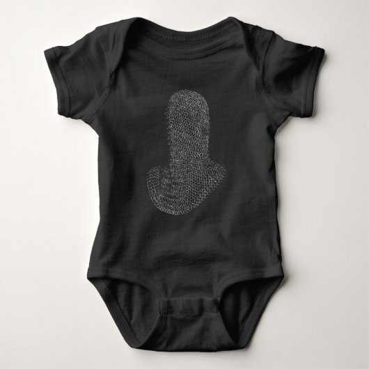 Kettingmail Strijder Kap Romper (Voorkant)