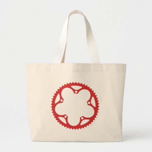 kettingring grote tote bag (Voorkant)