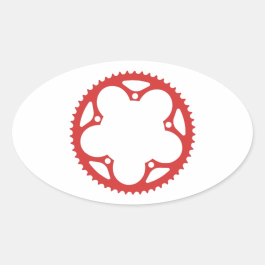 kettingring ovale sticker (Voorkant)