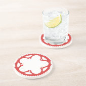 kettingring zandsteen onderzetter (Zijkant)