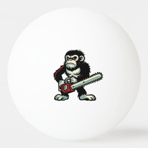 Kettingzaag Chimp Pingpongballen
