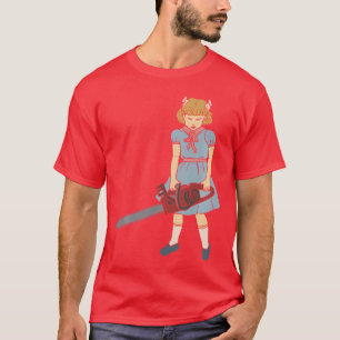 Kettingzaag Meisje Gothic Punk Goth Horror Fan Zaa T-shirt