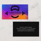 Kettle Bell Fitness Logo Visitekaartje (Voorkant / Achterkant)