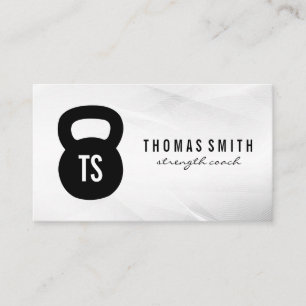 Kettle Bell Logo Monogram Visitekaartje