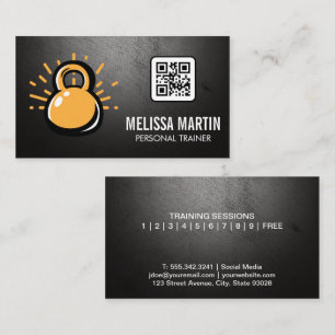 Kettle Bell-logo   QR-code visitekaartje