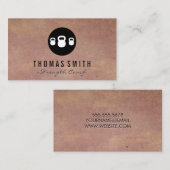 Kettle Bell Personal Trainer | Achtergrond Visitekaartje (Voorkant / Achterkant)