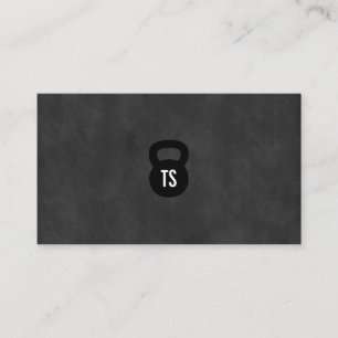 Kettle Bell Personal Trainer Chalkboard Visitekaartje