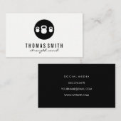 Kettle Bell Personal Trainer Visitekaartje (Voorkant / Achterkant)