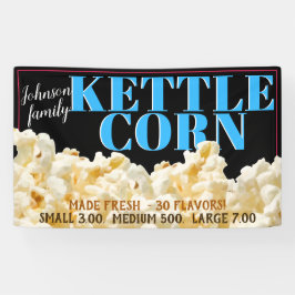Kettle Corn Popcorn Promo Adverteren Banner