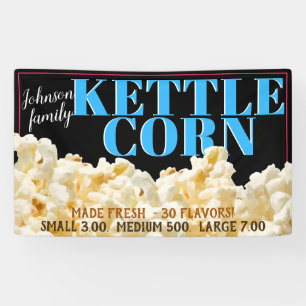 Kettle Corn Popcorn Promo Adverteren Banner