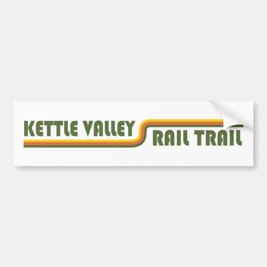 Kettle Valley Rail Trail Verenigd Koninkrijk Bumpersticker (Voorkant)