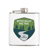 Kettle Valley Rail Trail Verenigd Koninkrijk Heupfles (Voorkant)
