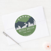 Kettle Valley Rail Trail Verenigd Koninkrijk Ronde Sticker (Envelop)