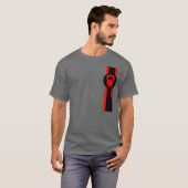 Kettlebell a barré le T-shirt (Devant entier)