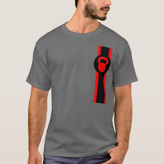 Kettlebell a barré le T-shirt (Devant)