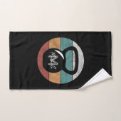 kettlebell aangepast monogram initiaal bad handdoek (Handdoek)