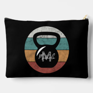 kettlebell aangepast monogram initiaal etui