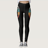 kettlebell aangepast monogram initiaal leggings (Voorkant)