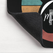  kettlebell aangepast monogram initiaal muismat (Hoek)