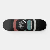  kettlebell aangepast monogram initiaal skateboard (Horizontaal)